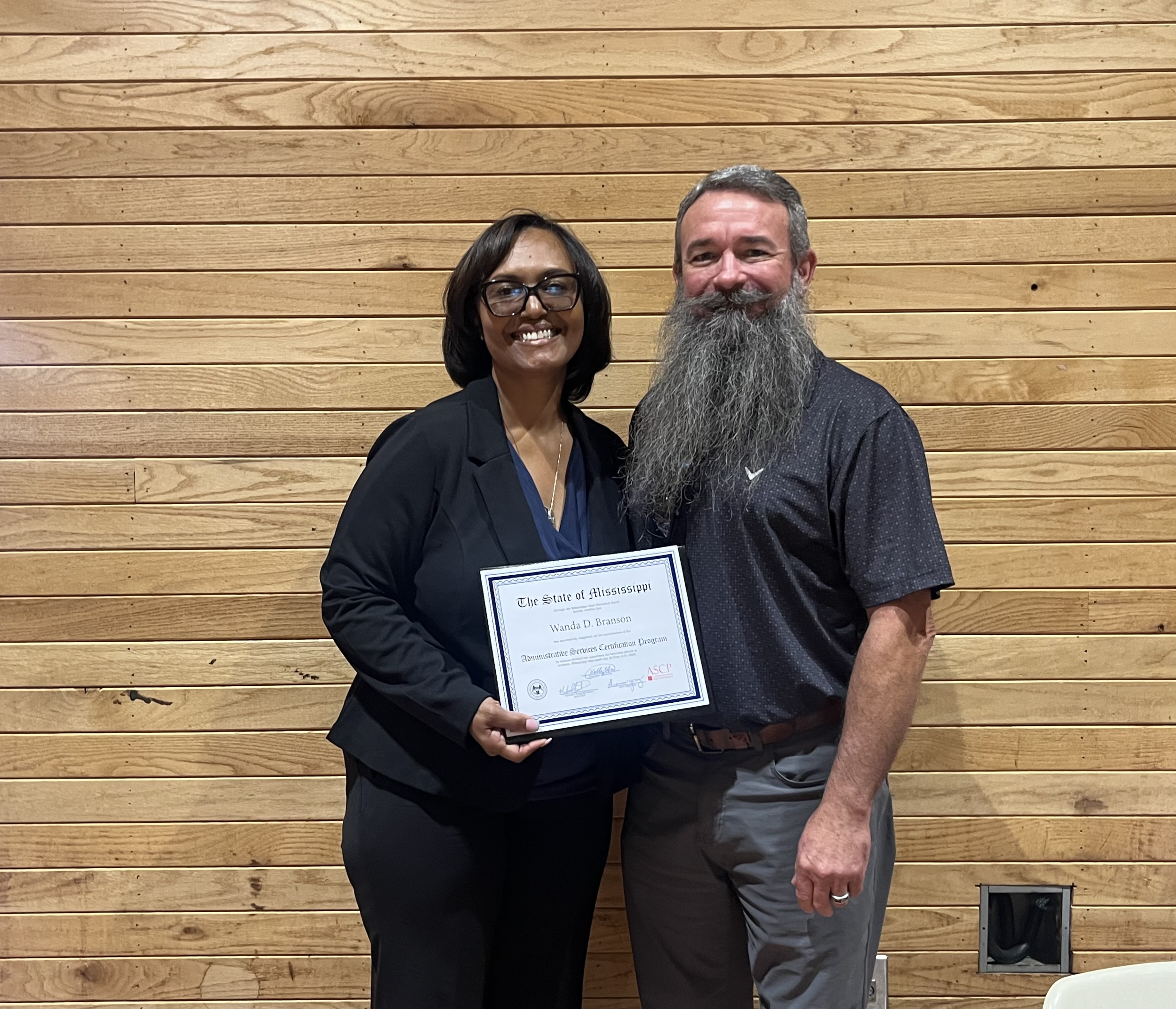 MSH Staff member Wanda Branson Graduates from MSPB Program